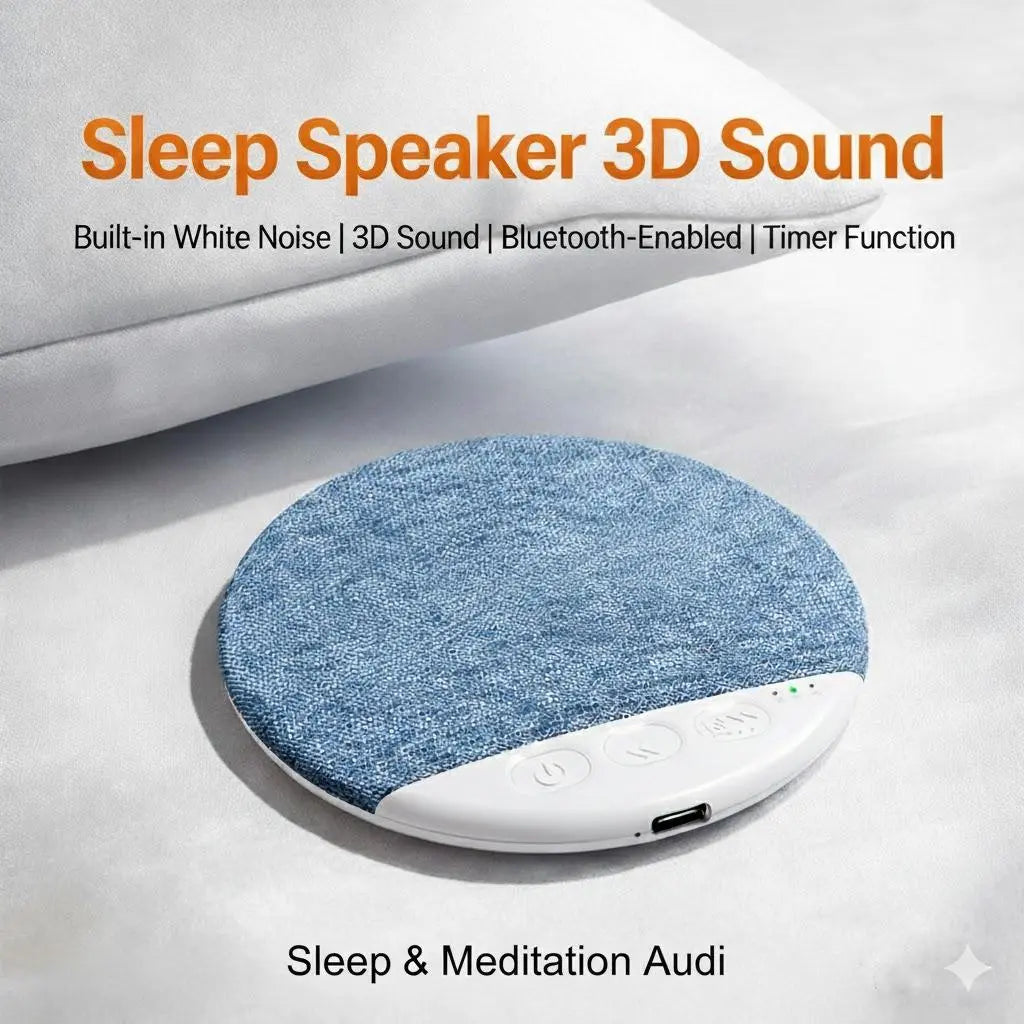 Limited Time: 30% OFF🔊 Round Fabric Cover Wireless Bluetooth Speaker, Mini Portable Home Decor Audio Player🛋️