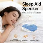 Limited Time: 30% OFF🔊 Round Fabric Cover Wireless Bluetooth Speaker, Mini Portable Home Decor Audio Player🛋️